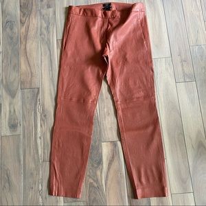 J. Crew Collection leather Ryder pants